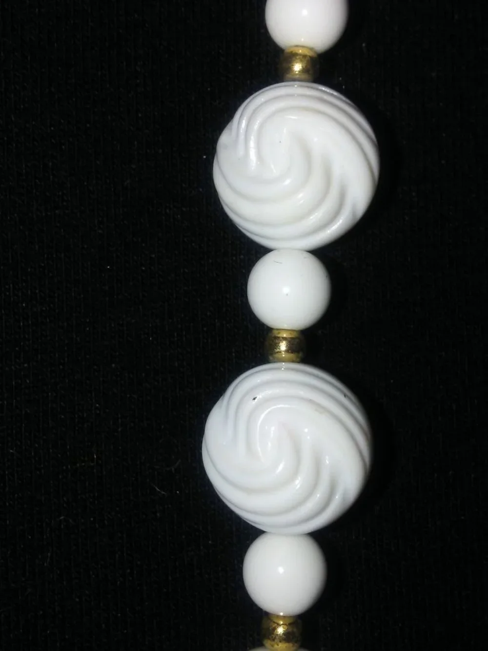 3-Piece Jewelry Bundle | Long White Beaded Necklace & 2 Dangle Earrings